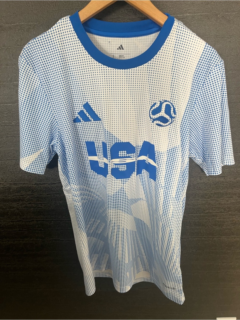 BNWT ADIDAS FIFA  USA Soccer Jersey SIZE SMALL